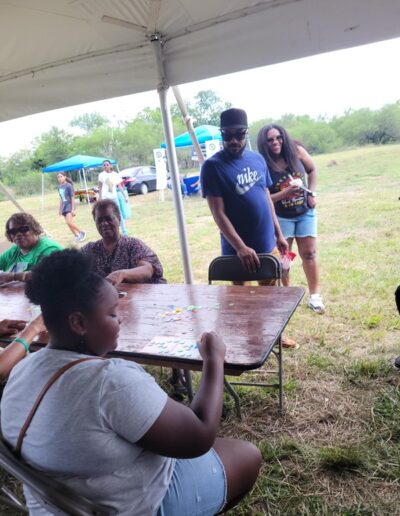 Juneteenth Freedom Day Attendees Playing Bingo