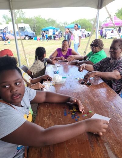 Juneteenth Freedom Day Attendees Playing Bingo